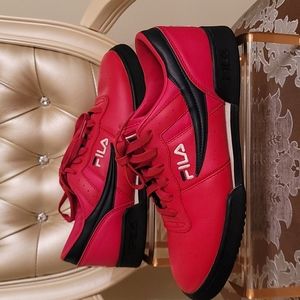 red fila sneakers